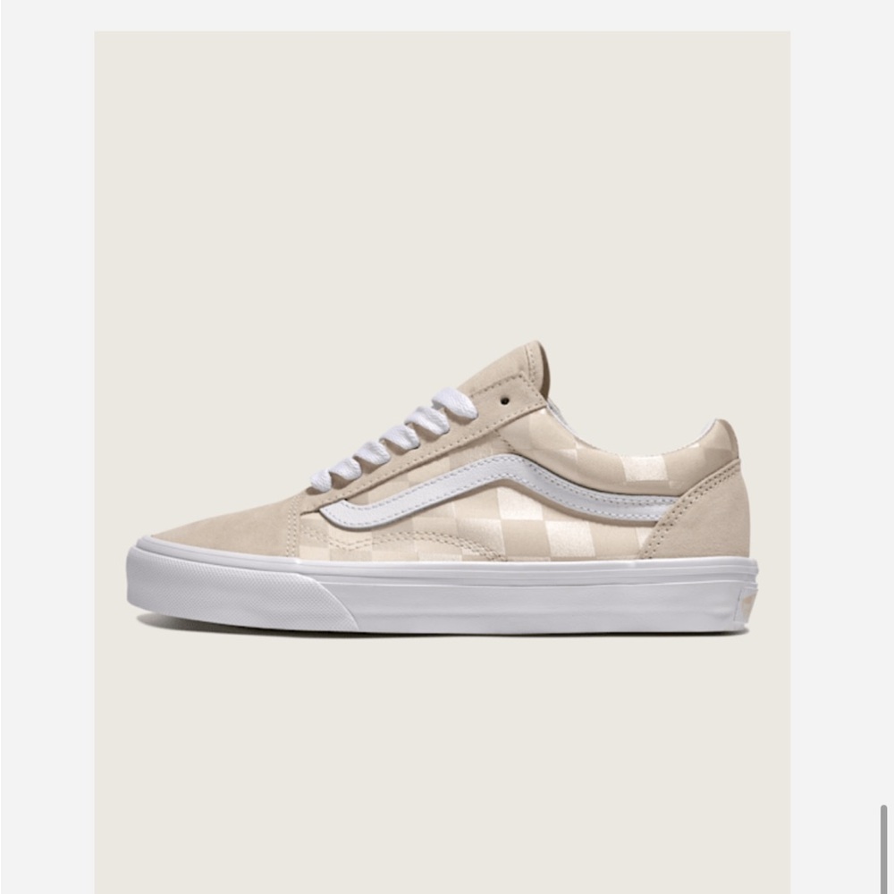 Old Skool Checkerboard Satin Shoe